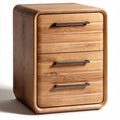 Comò in legno di frassino con tre cassetti dimensioni 50 x 40 x 60cm