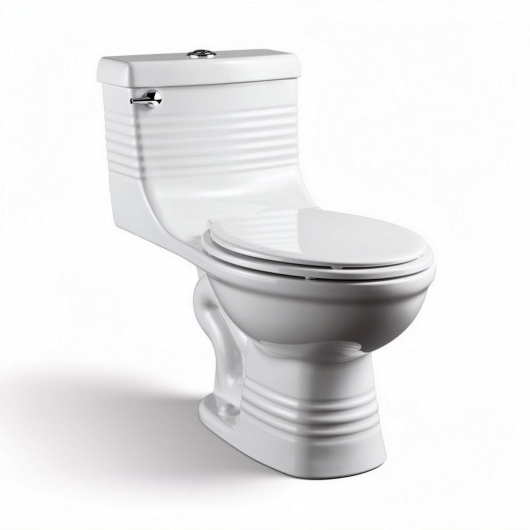 Vaso wc sospeso bianco in ceramica con dimensioni 70 x 37 x 80cm